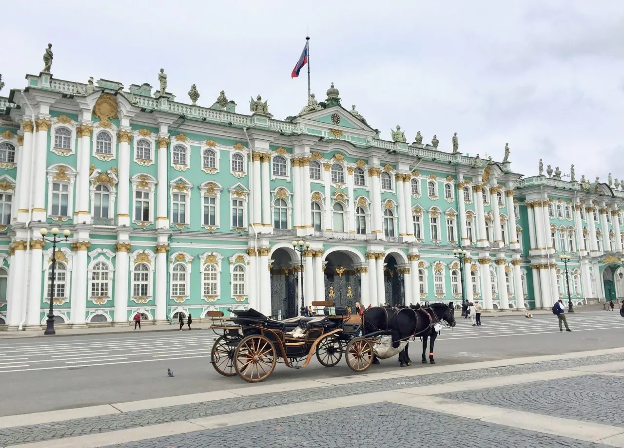 The Winter Palace on Palace Square, St Petersburg